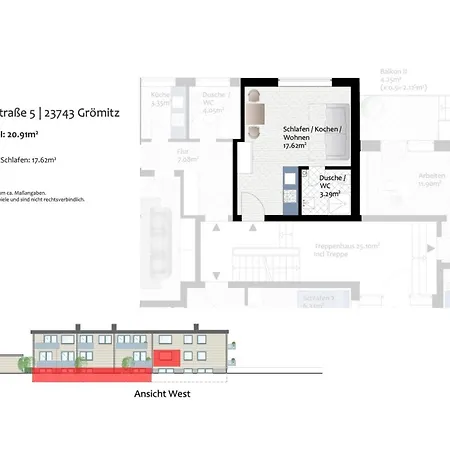 Ostsee-quartier 1 Gutenbergstrasse 5 Apparto Apartamento